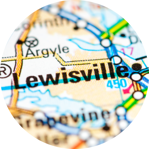 Lewisville On A Map 600X600 Modified